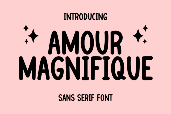 Amour Magnifique Font: A Playful Handwritten Sans Serif for Creative Projects