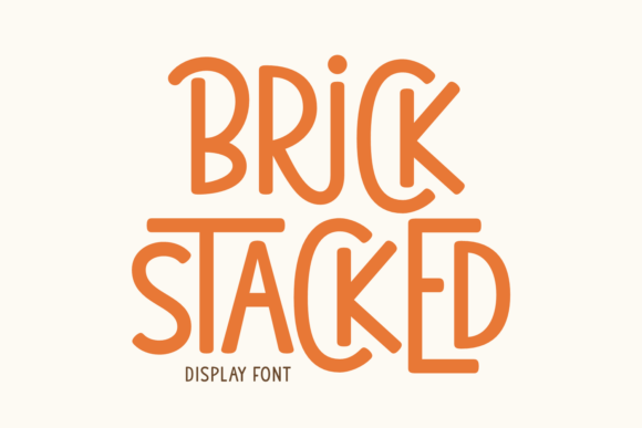 Brick Stacked: The Playful Font for Bold Creations