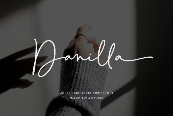 Danilla: A Modern Signature Script for Elegant Design