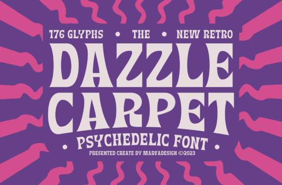 Dazzle Carpet: A Modern Serif Font for Playful and Professional Designs