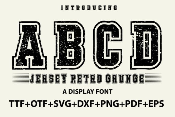 Evaluating Jersey Retro Grunge for Sports Design