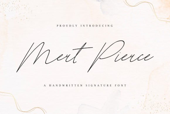 Evaluating Mert Pierce: A Handwritten Signature Font