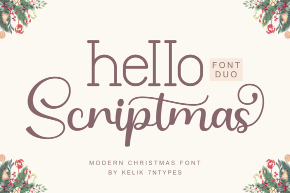 Hello Scriptmas Duo Font: A Practical Review for Holiday Design