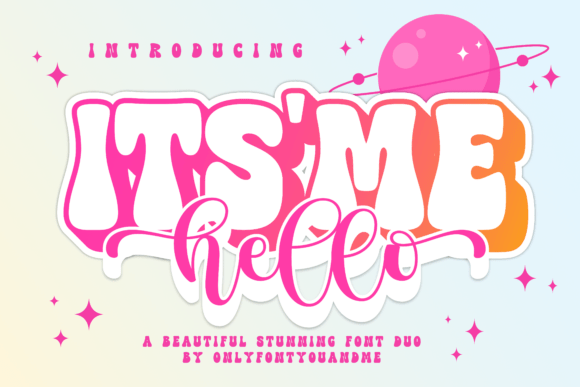 Itsmehello Regular: A Bold and Elegant Typography Duo for Modern Design