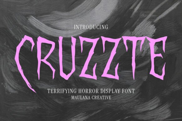 Mastering the Art of Terror with Cruzzte Font