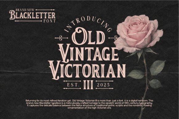 Old Vintage Victorian Iii: Reviving 19th-Century Elegance in Modern Design