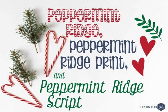 Peppermint Ridge Trio Font: The Ultimate Holiday Design Solution