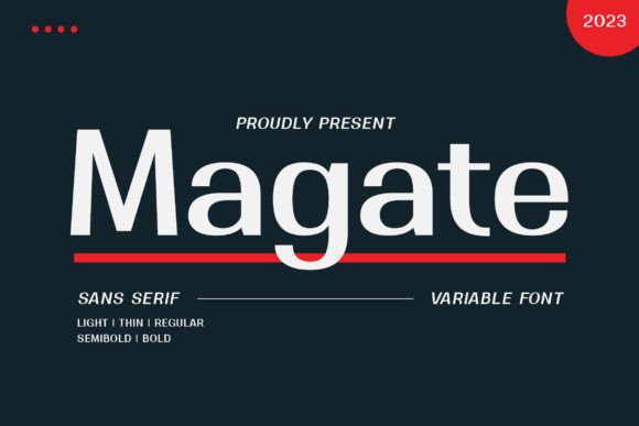 Redefining Digital Typography with Magate: A Variable Sans Serif for the Modern Creator