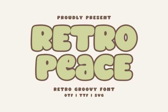 Retro Peace Regular Font: A Groovy Design Essential