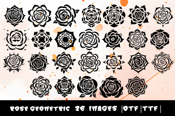 Rose Geometric: A Modern Typography Evaluation