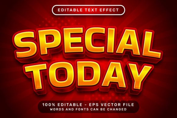 Special Today 3d Text Effect: A Quick Way to Elevate Your Designs