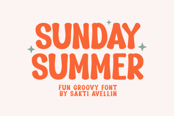 Sunday Summer: Embracing the Playful Nostalgia of Retro Typography