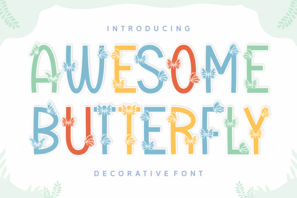 Transforming Typography with the Enchanting Aesthetics of Awesome Butterfly