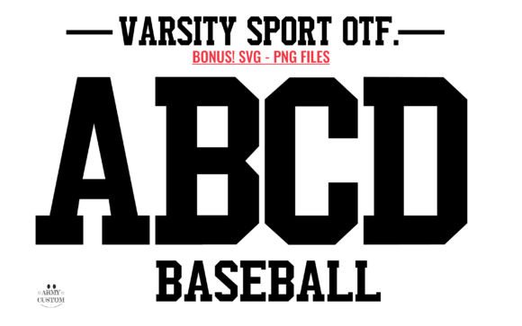 Varsity Sport Army: A Comprehensive Evaluation of Collegiate Typography