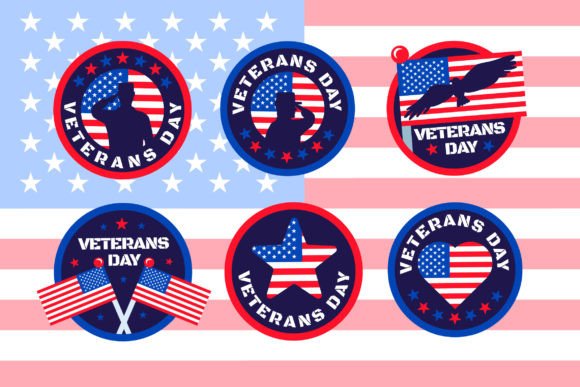 Veterans Day Badges Set: A Strategic Asset for Patriotic Branding