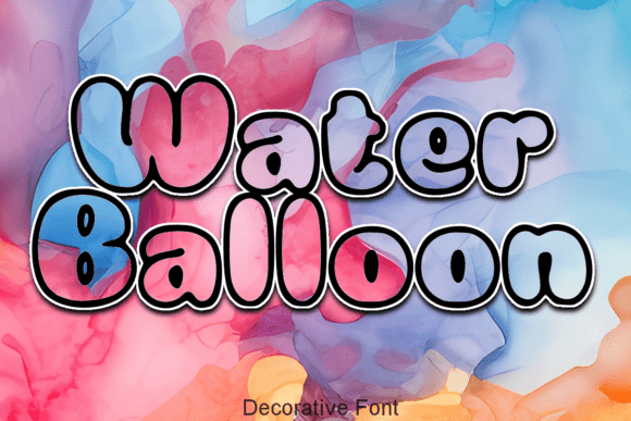 Water Balloon Font: A Playful Solution for Engaging Design
