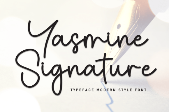 Yasmine Signature: The Elegant Script Font for Personal and Professional Design